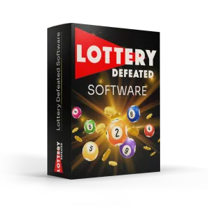 Lottery Defeated USA lottery analysis software product graphic